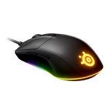 เมาส์เกมมิ่ง SteelSeries Gaming Mouse Rival 3 Black