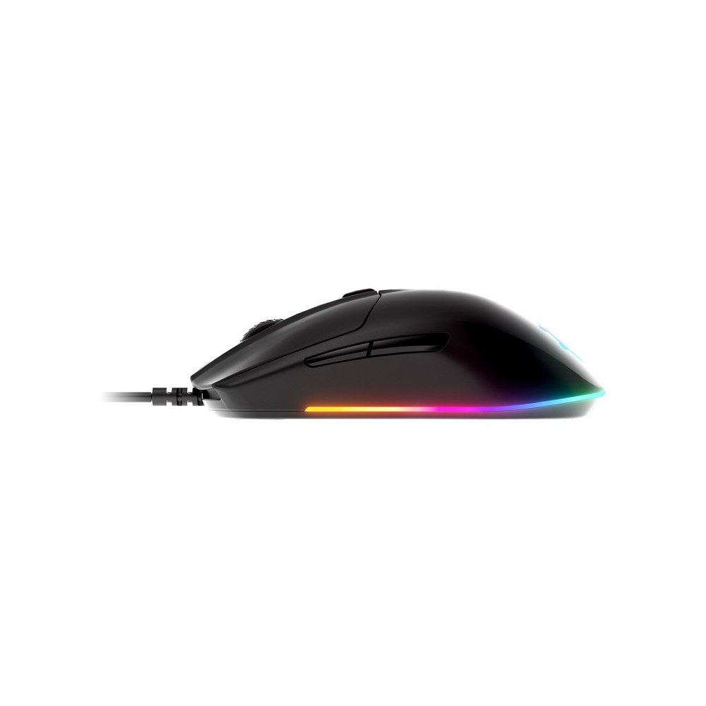 เมาส์เกมมิ่ง SteelSeries Gaming Mouse Rival 3 Black