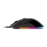 เมาส์เกมมิ่ง SteelSeries Gaming Mouse Rival 3 Black