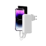 พาวเวอร์แบงค์ ALPHA 10,000 mAh Built-in Cable 20WPD ALPC10-26PD White