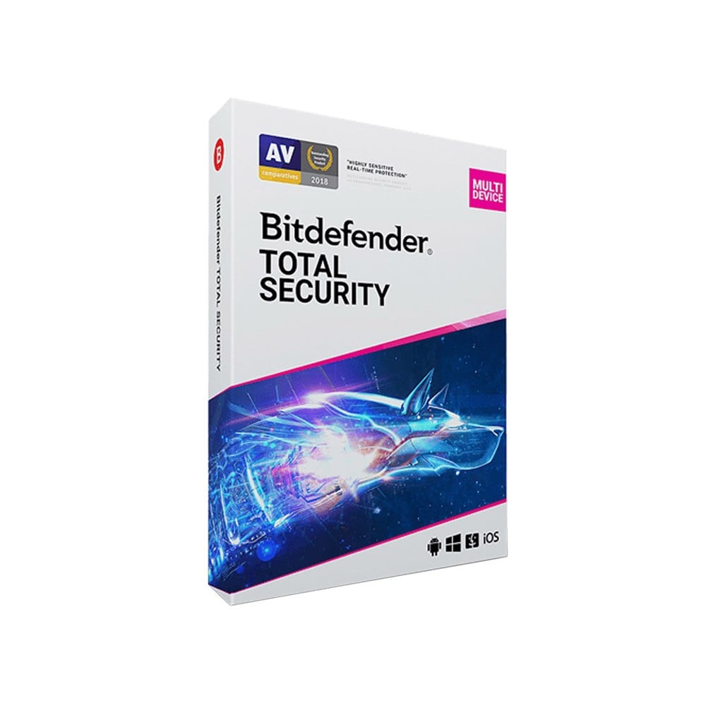 โปรแกรม Antivirus Bitdefender Total Security 2020 - 1 Year 5 Users