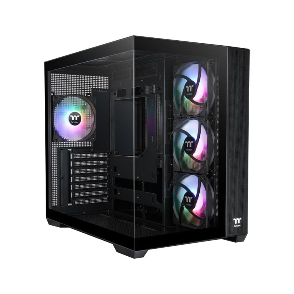 เคสคอมพิวเตอร์ THERMALTAKE View 380 TG ARGB Black Mid-Tower