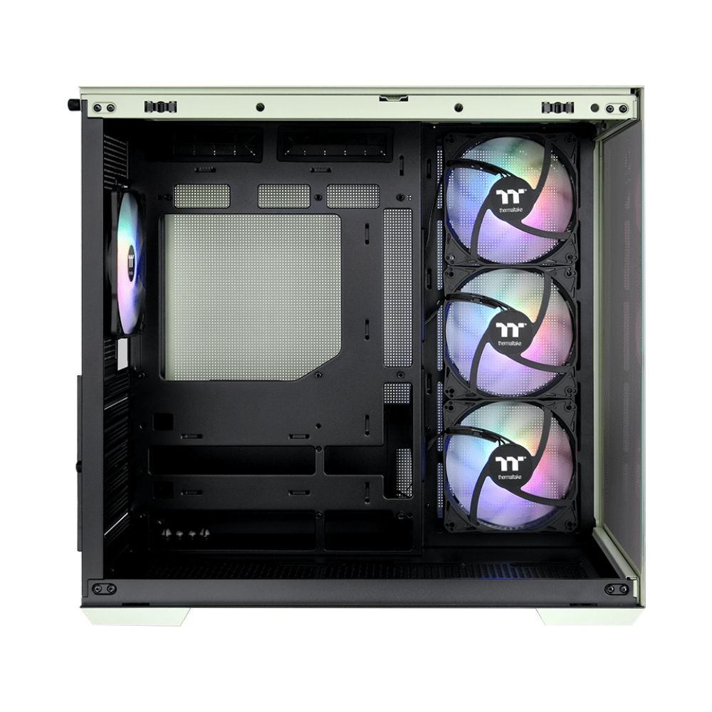 เคสคอมพิวเตอร์ THERMALTAKE View 380 TG ARGB Matcha Green Mid-Tower
