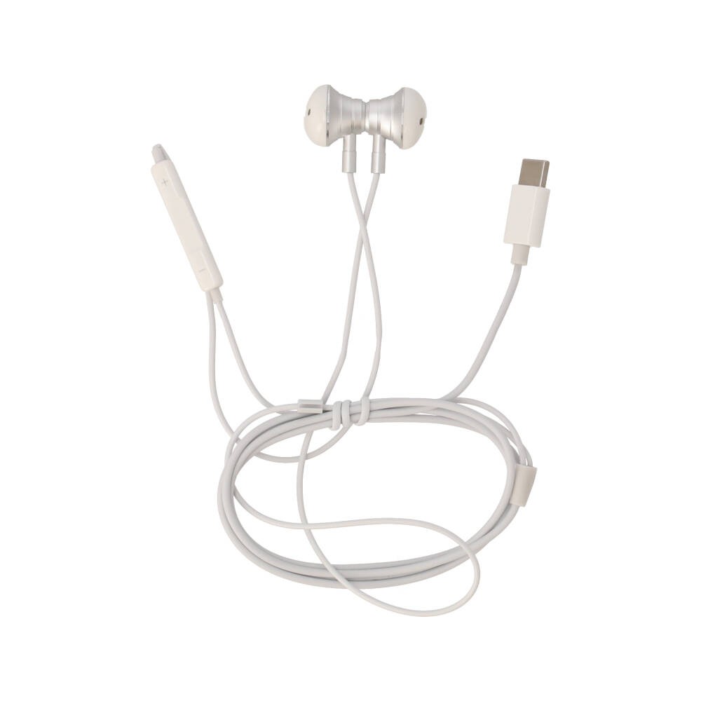 หูฟัง TECHPRO Magnet Earbud with Mic. Type-C White