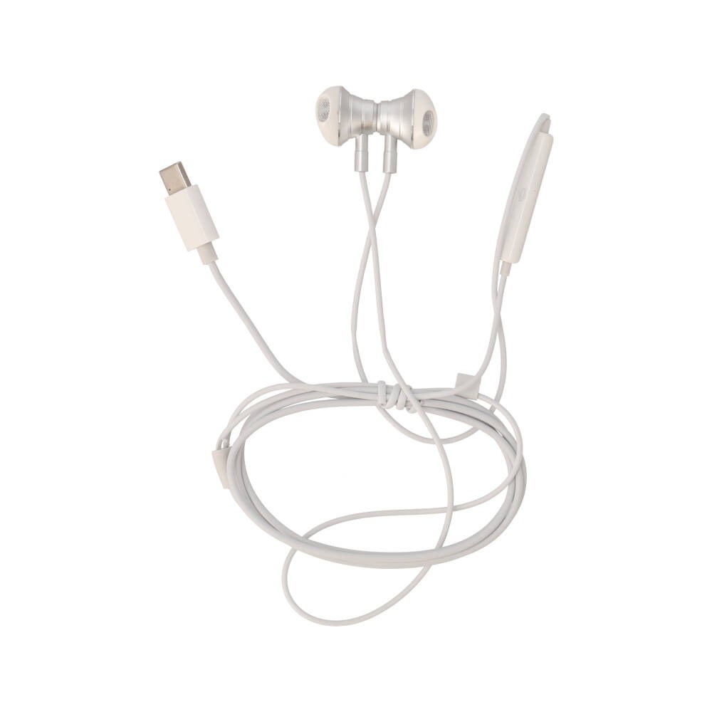 หูฟัง TECHPRO Magnet Earbud with Mic. Type-C White
