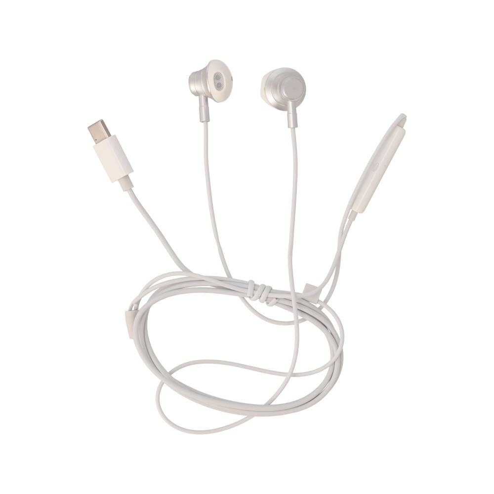 หูฟัง TECHPRO Magnet Earbud with Mic. Type-C White