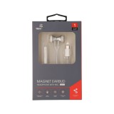 หูฟัง TECHPRO Magnet Earbud with Mic. Type-C White