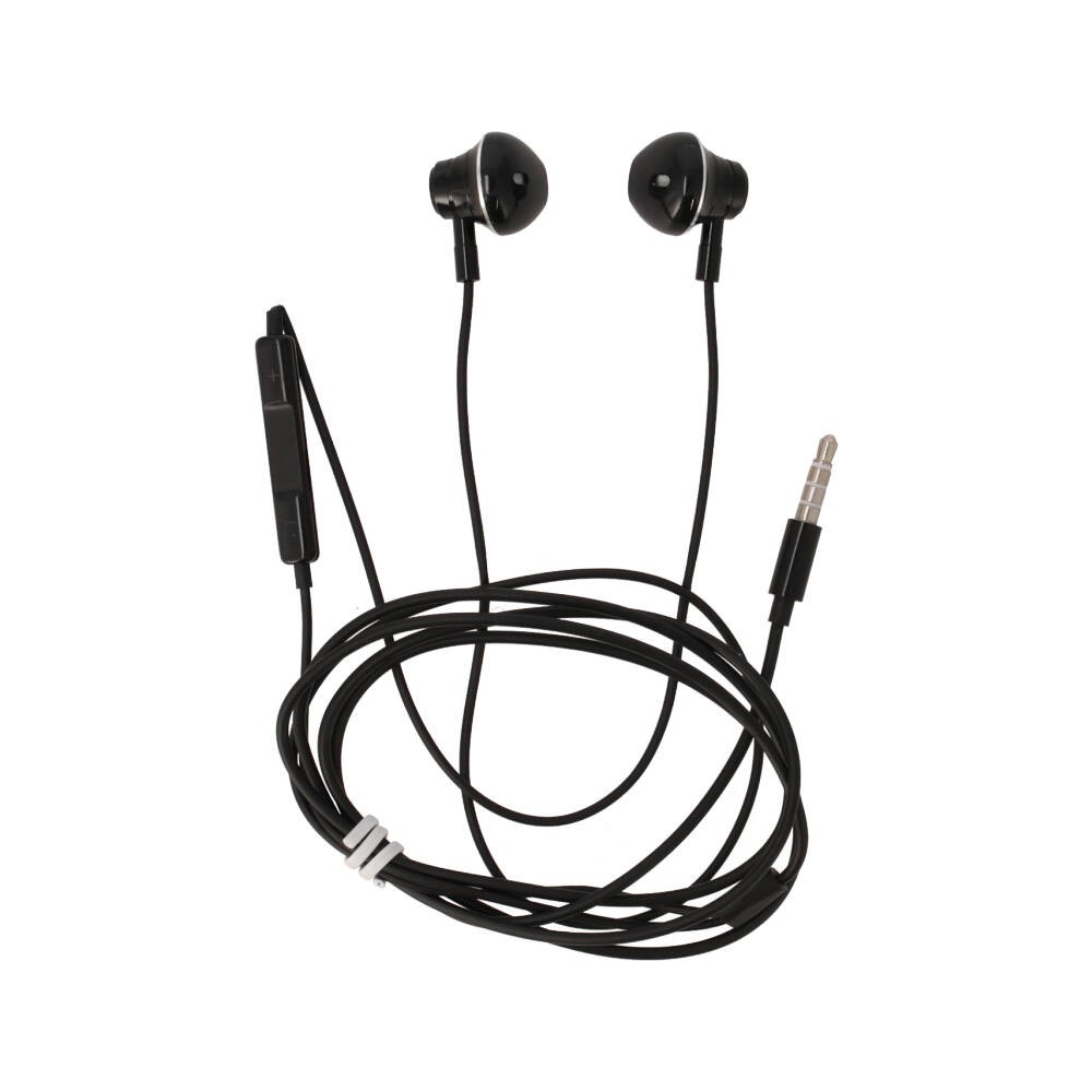 หูฟัง TECHPRO Magnet Earbud with Mic. 3.5mm Black