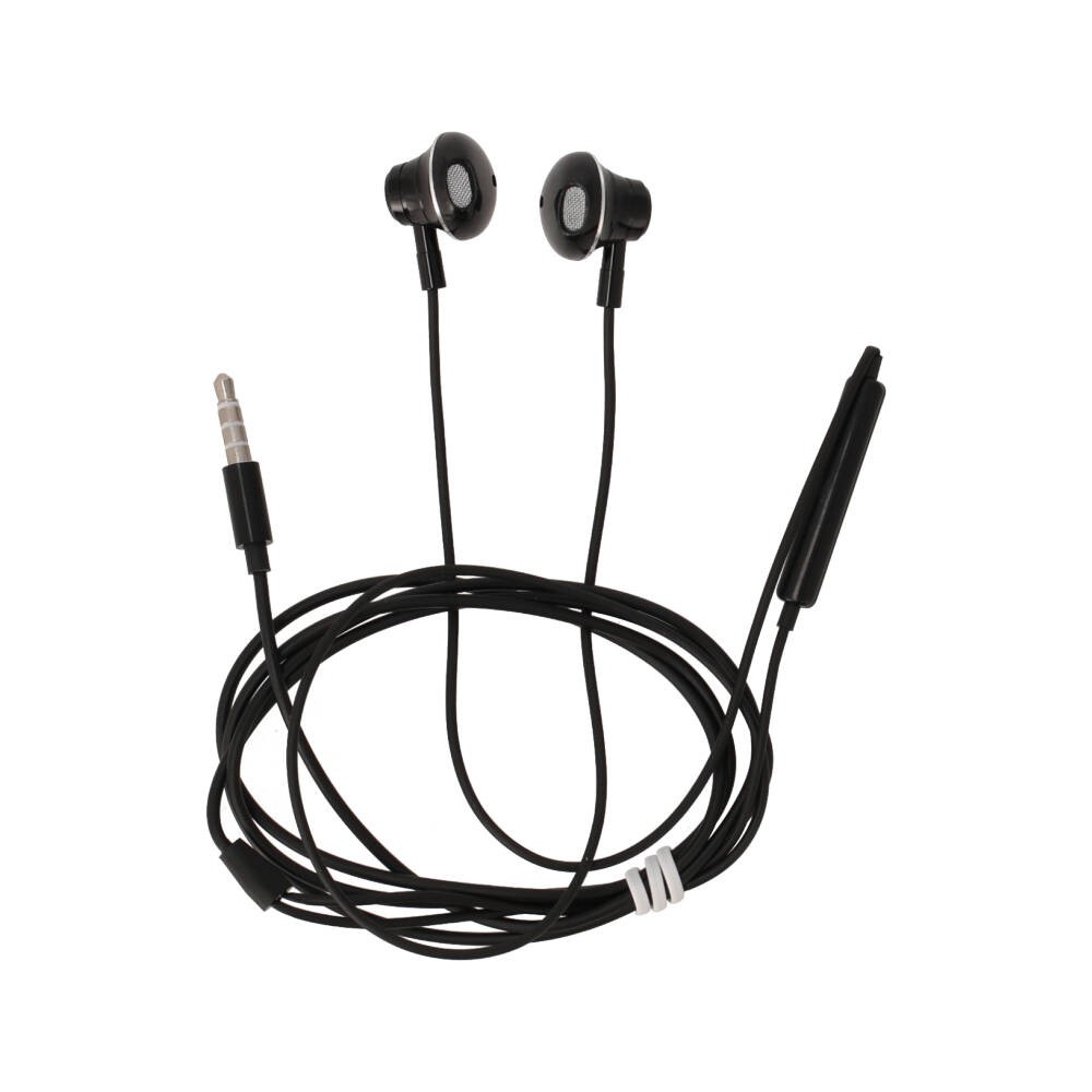 หูฟัง TECHPRO Magnet Earbud with Mic. 3.5mm Black