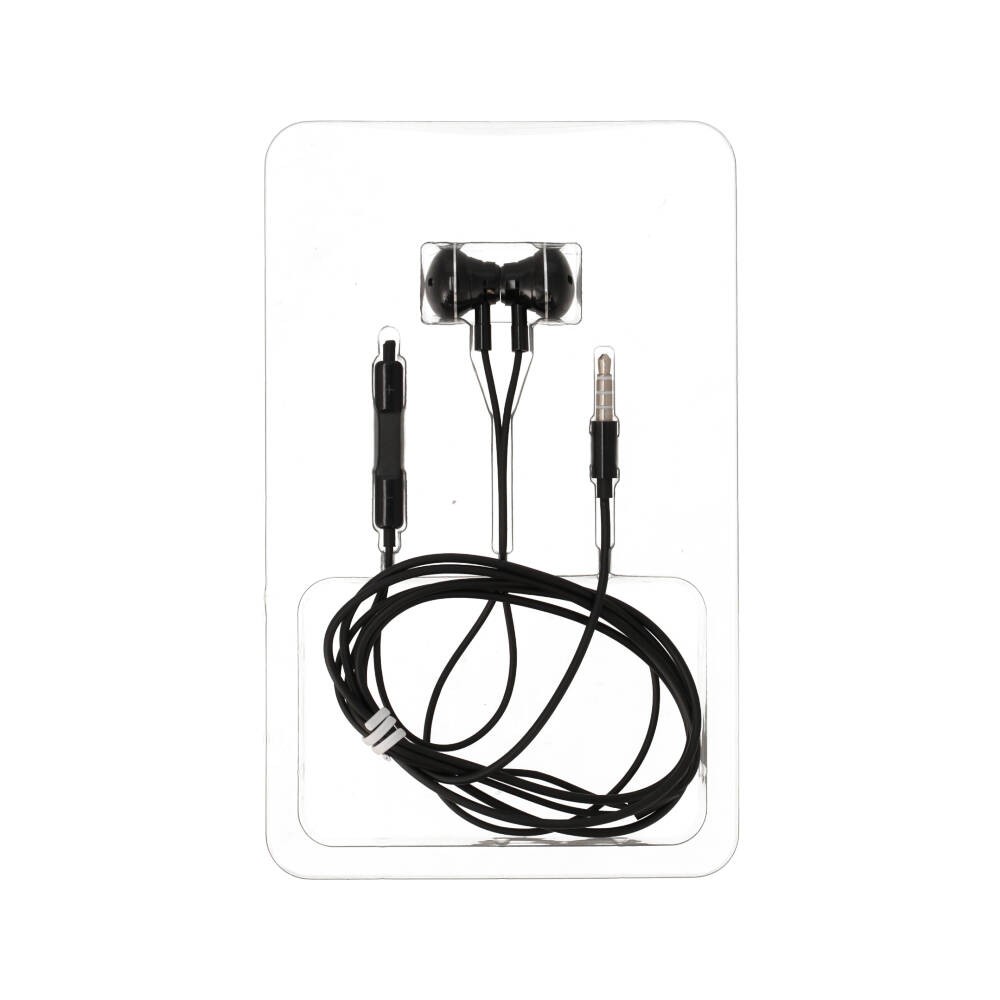 หูฟัง TECHPRO Magnet Earbud with Mic. 3.5mm Black