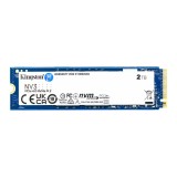 การ์ดเอสเอสดี Kingston SSD 2TB NV3 M.2 2280 NVMe/PCIe4.0 R6000MB/s W5000MB/s - 3Year (SNV3S/2000G)