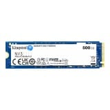 การ์ดเอสเอสดี Kingston SSD 500GB NV3 M.2 2280 NVMe/PCIe4.0 R5000MB/s W3000MB/s - 3Year (SNV3S/500G)