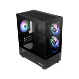 เคสคอมพิวเตอร์ THERMALTAKE View 170 TG ARGB Black Micro-Tower
