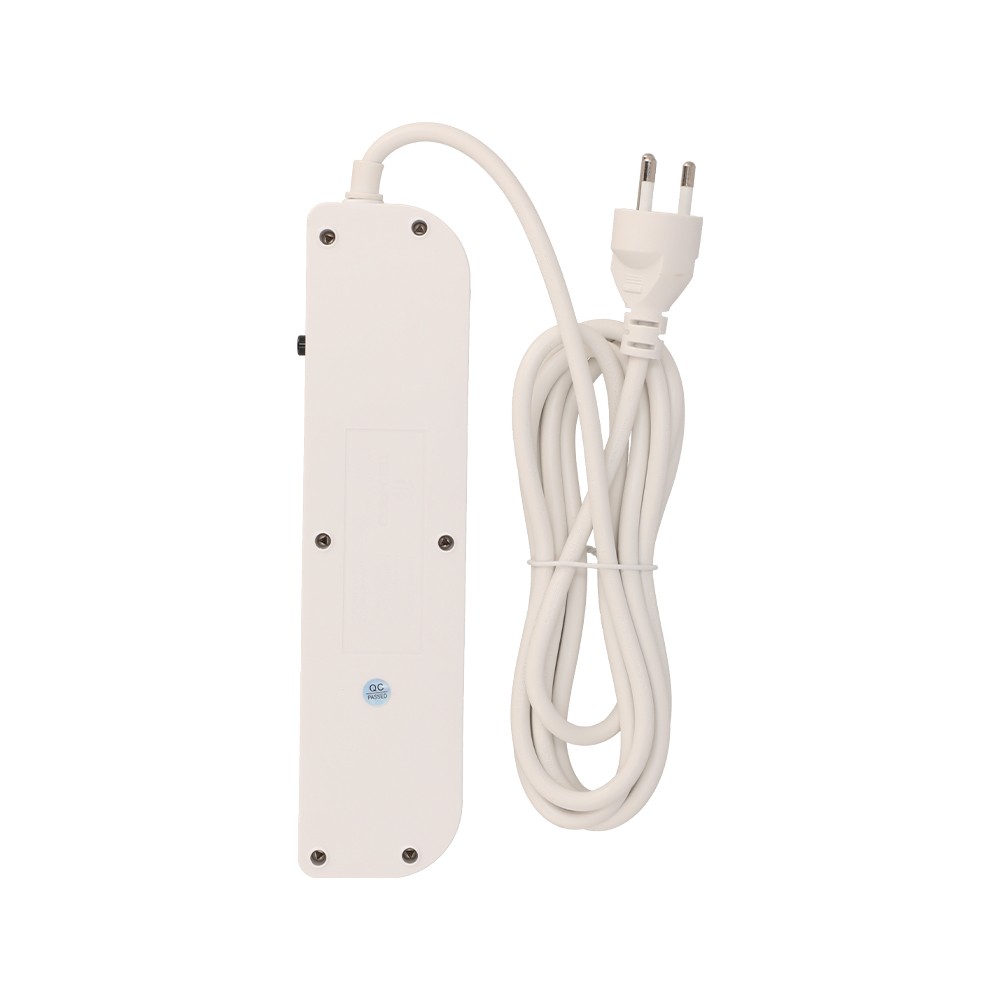 ปลั๊กไฟ TECHPRO Plug 3 Way 1 Switch 2xUSB 1xType-C 3M. (PLG04)
