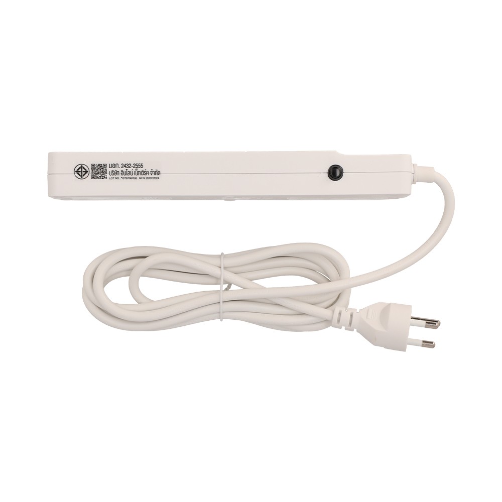 ปลั๊กไฟ TECHPRO Plug 3 Way 1 Switch 2xUSB 1xType-C 3M. (PLG04)