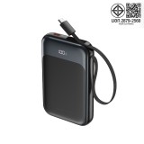 พาวเวอร์แบงค์ ALPHA 10,000 mAh Built-in Cable ALP10-21WPD Pro Black