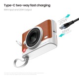 พาวเวอร์แบงค์ ALPHA 10,000 mAh Built-in Cable ALP10-28PD Pro Brown