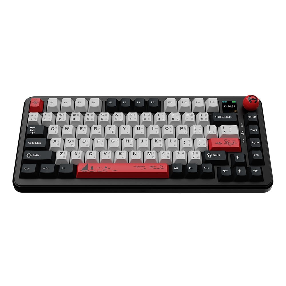 คีย์บอร์ดเกมมิ่ง Ajazz AK820 Max LCD Hardie - Avo Switch