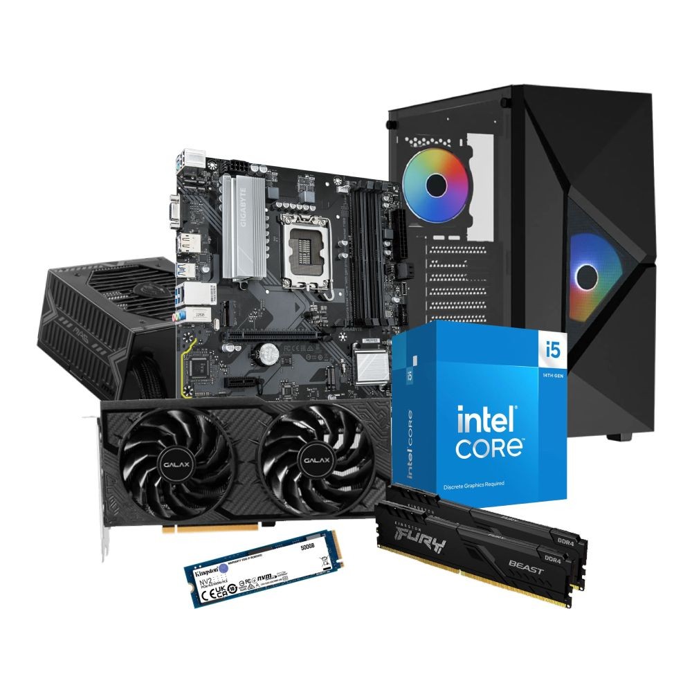 Computer Set - E-QUIP 24137 (i5-14400F | RAM16GB/3200 | SSD 500GB ...