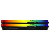 แรมพีซี Kingston DDR5 64GB/5600MHz.CL40 (2x32GB) FURY Beast RGB - Black (KF556C40BBAK2-64)