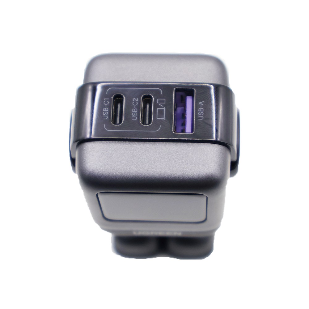 อะแดปเตอร์ Ugreen Wall Charger 1 USB-A / 2 USB-C 65W Robot Gray (TISI)
