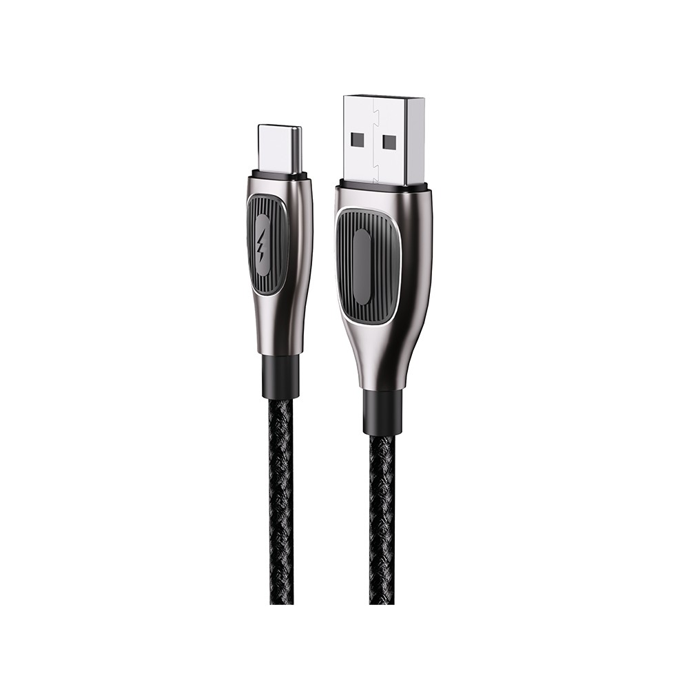  QPLUS USB A To USB C Cable 6A 1M T19 Nylon Black