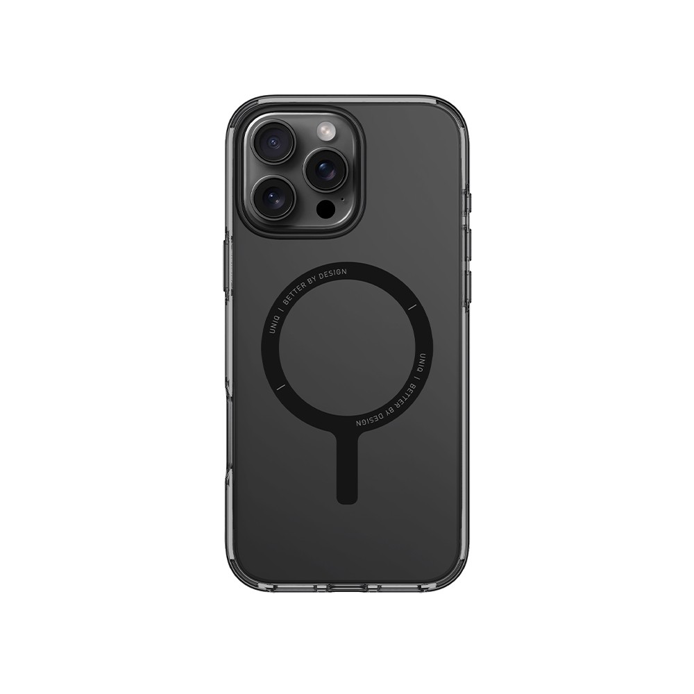 เคส Uniq iPhone 16 Pro Max Magclick Clario (ECO) Smoke