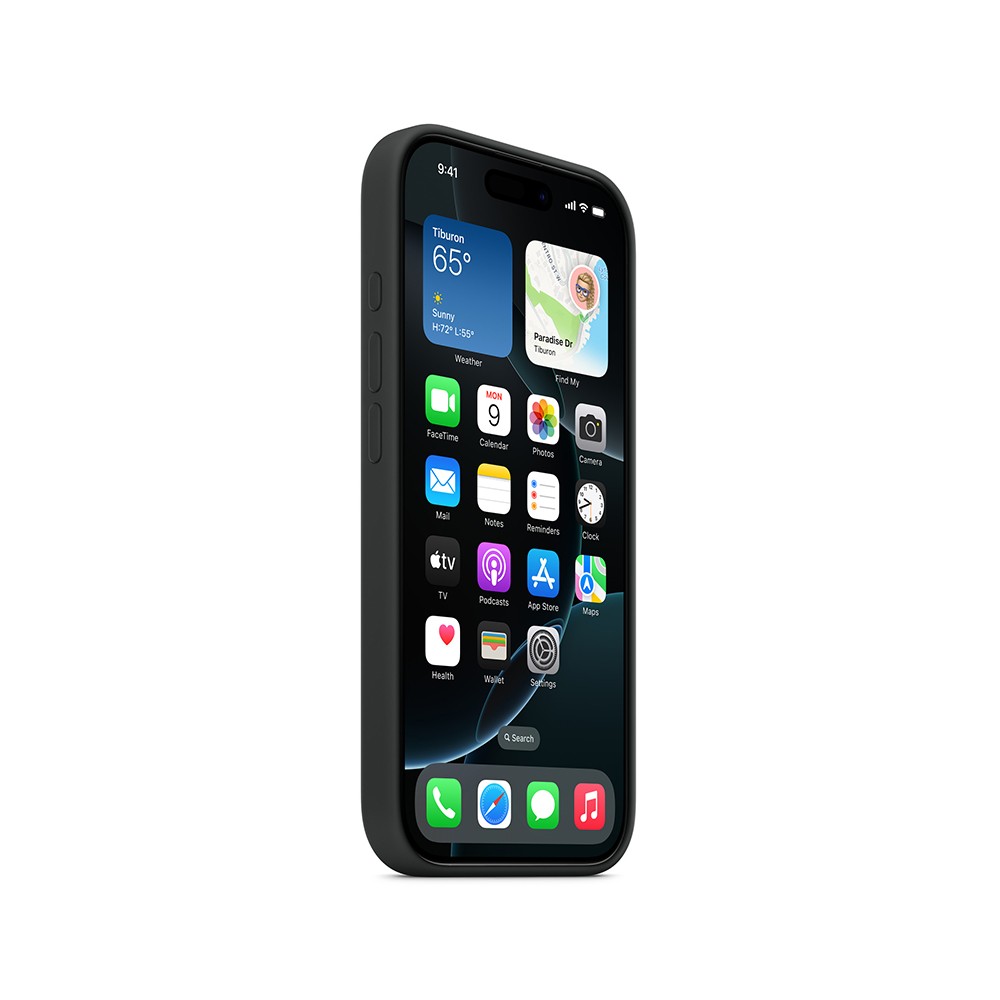 Apple iPhone 16 Pro Silicone Case with MagSafe - Black