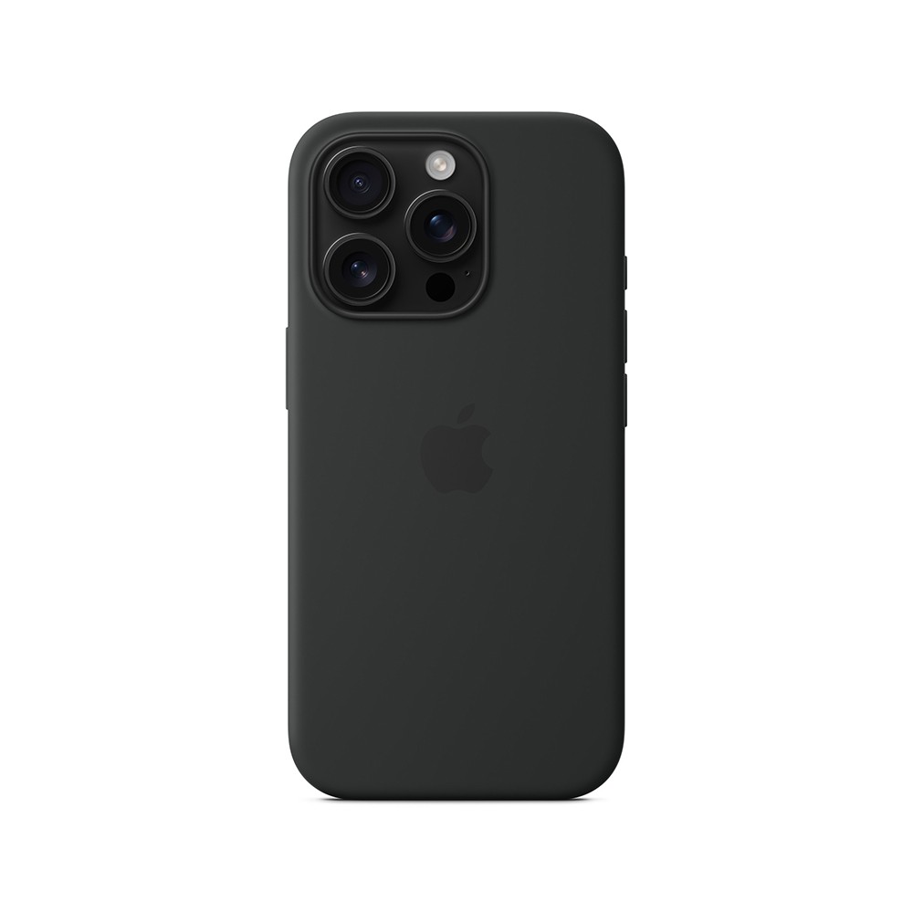 Apple iPhone 16 Pro Silicone Case with MagSafe - Black