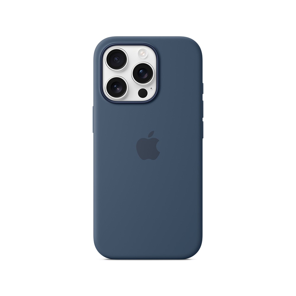 Apple iPhone 16 Pro Silicone Case with MagSafe - Denim