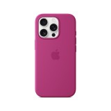 Apple iPhone 16 Pro Silicone Case with MagSafe - Fuchsia