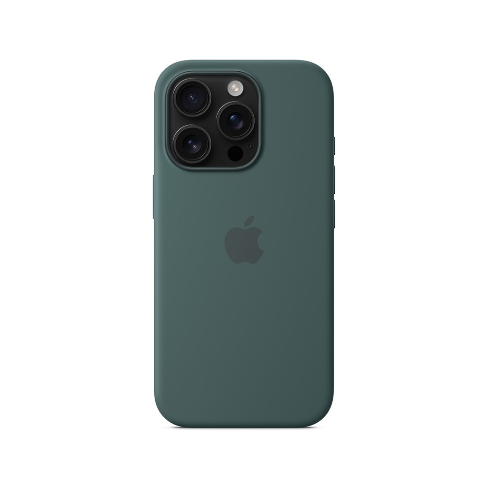 Apple iPhone 16 Pro Silicone Case with MagSafe - Lake Green