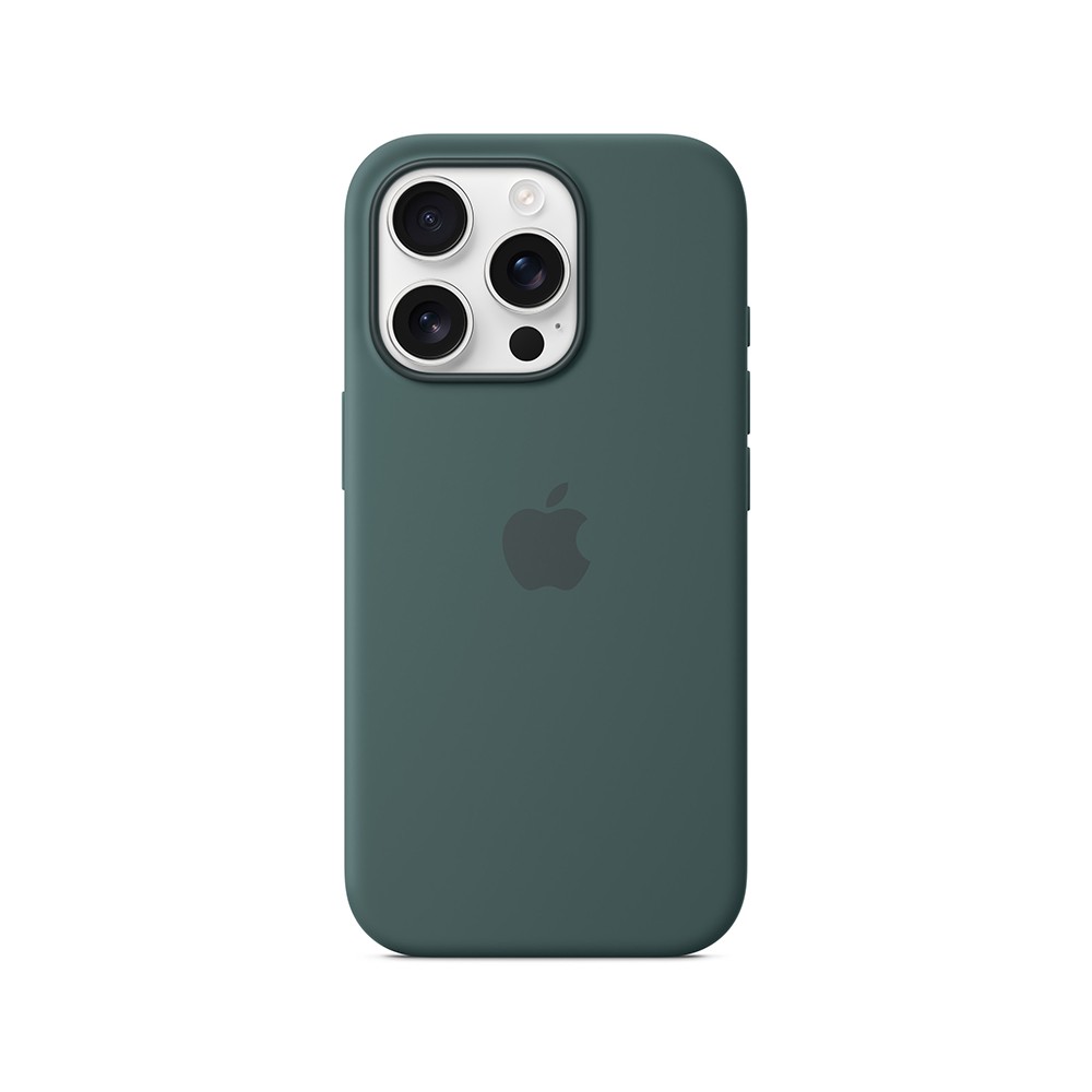Apple iPhone 16 Pro Silicone Case with MagSafe - Lake Green