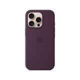 Apple iPhone 16 Pro Silicone Case with MagSafe - Plum