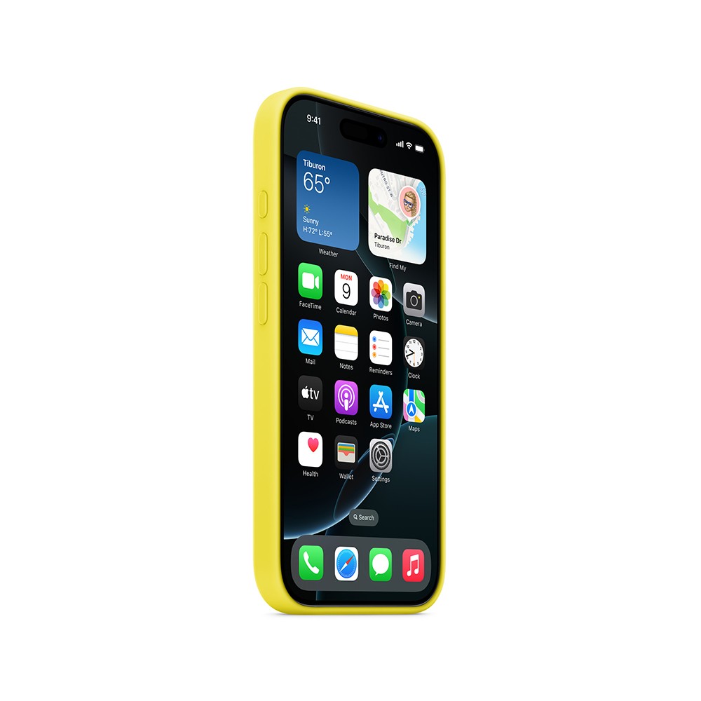 Apple iPhone 16 Pro Silicone Case with MagSafe - Star Fruit