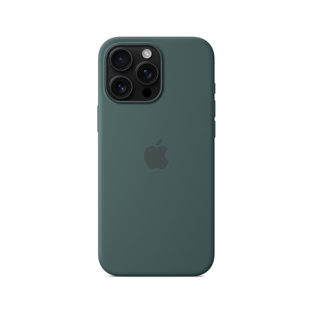 Apple iPhone 16 Pro Max Silicone Case with MagSafe - Lake Green