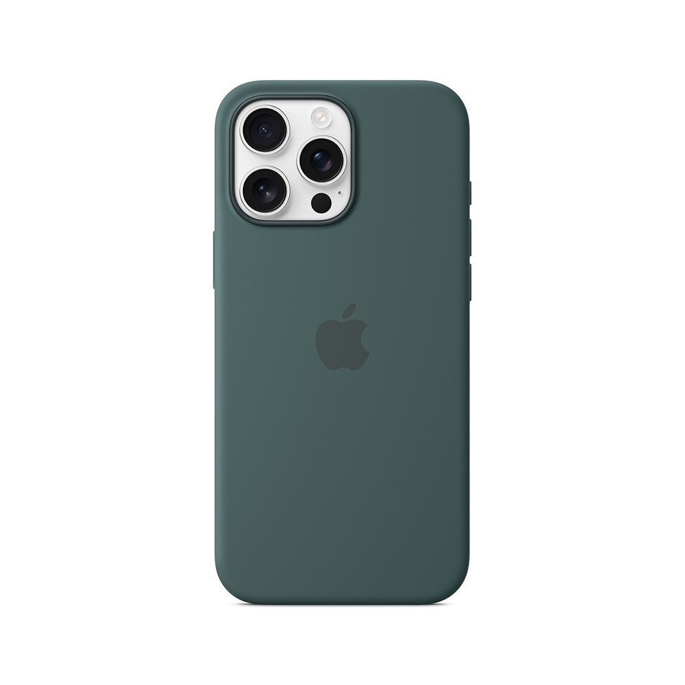 Apple iPhone 16 Pro Max Silicone Case with MagSafe - Lake Green
