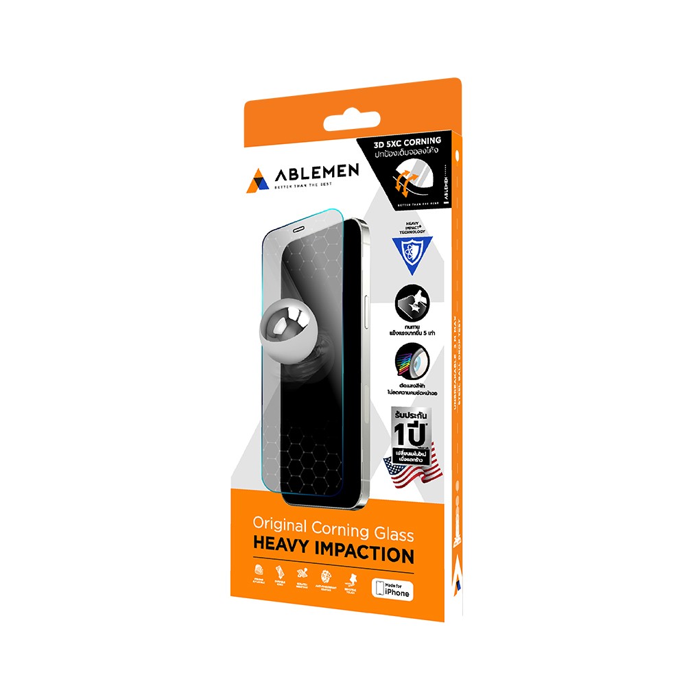 ฟิล์มกันรอย Ablemen BLC iPhone 16 Pro Max 3D 5XC