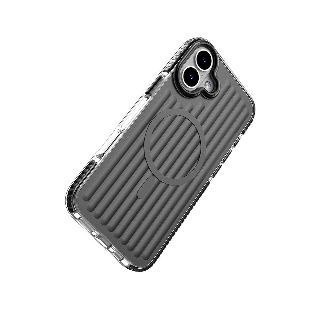 เคส Mutural iPhone 16 Bumpy Solid Magsafe/Space Gray
