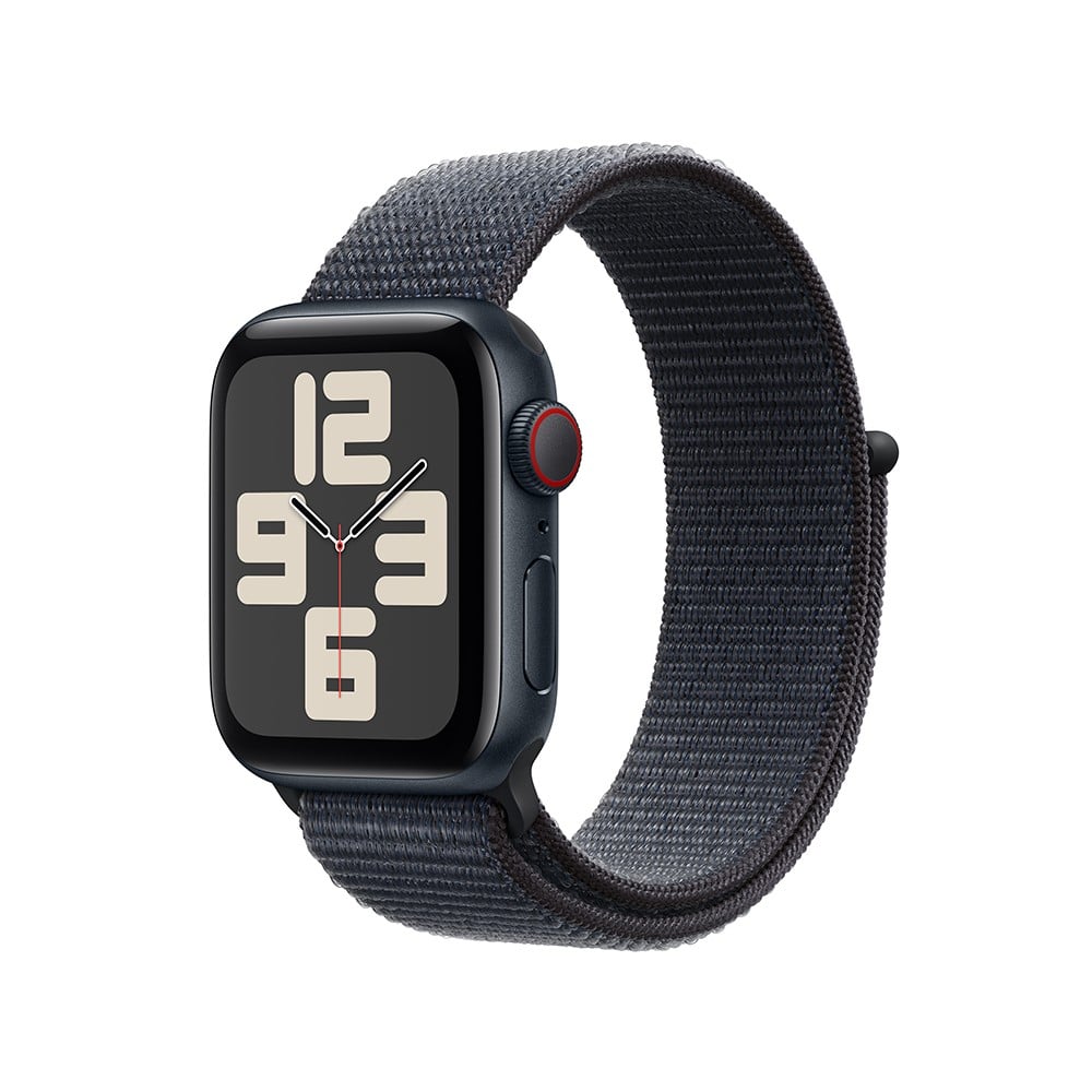 Apple Watch SE GPS + Cellular 40mm Midnight Aluminium Case with Ink Sport Loop (2024)