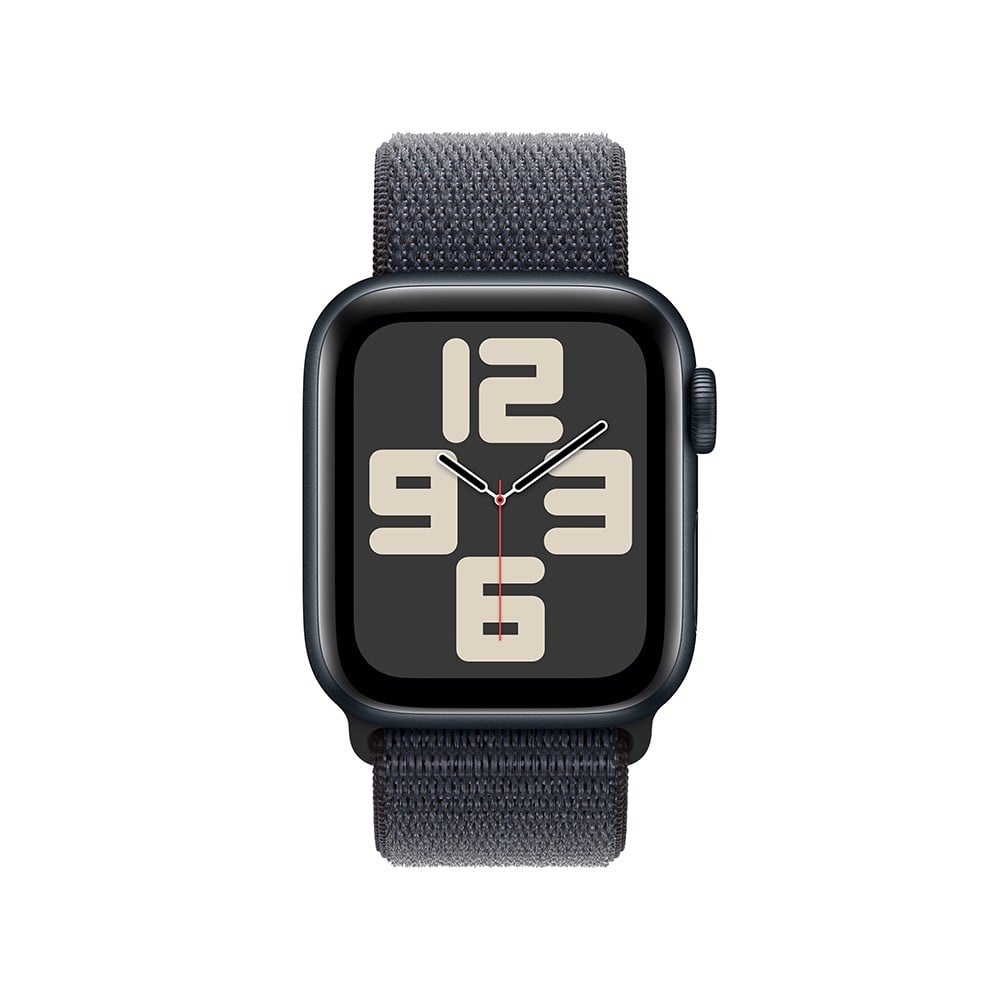 Apple Watch SE GPS + Cellular 40mm Midnight Aluminium Case with Ink Sport Loop (2024)