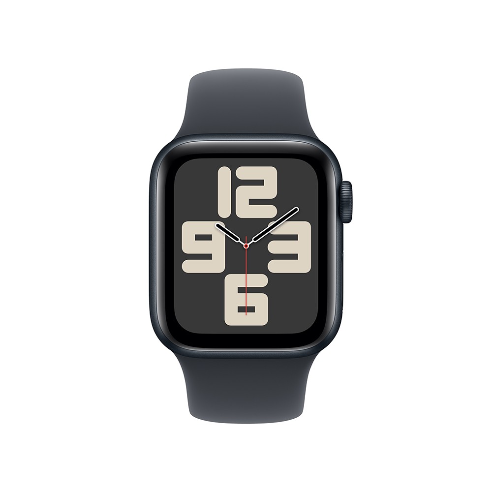 Apple Watch SE GPS + Cellular 40mm Midnight Aluminium Case with Midnight Sport Band - M/L (2024)