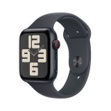 Apple Watch SE GPS + Cellular 44mm Midnight Aluminium Case with Midnight Sport Band - S/M (2024)