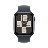 Apple Watch SE GPS + Cellular 44mm Midnight Aluminium Case with Midnight Sport Band - S/M (2024)