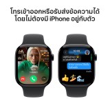Apple Watch Series 10 GPS + Cellular 46mm Jet Black Aluminium Case with Black Sport Band - S/M