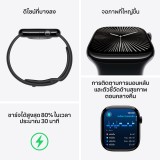 Apple Watch Series 10 GPS + Cellular 42mm Gold Titanium Case with Gold Milanese Loop