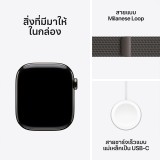 Apple Watch Series 10 GPS + Cellular 42mm Slate Titanium Case with Slate Milanese Loop