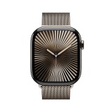 Apple Watch Series 10 GPS + Cellular 46mm Natural Titanium Case with Natural Milanese Loop - M/L