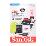 SanDisk Micro SD Ultra 98MB/s Class10 with Adapter