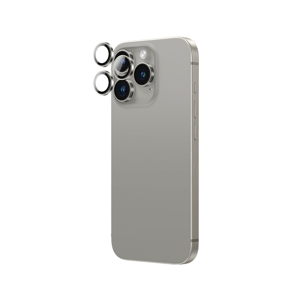 ฟิล์มกันเลนส์ AMAZINGthing Camera Lens iPhone 16 Pro/16 Pro Max (Three Lens) Titanium